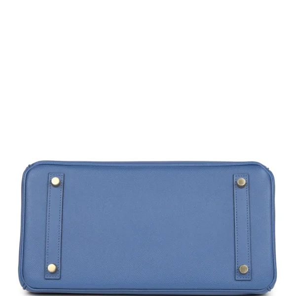 Hermès Birkin 30 Bleu Brighton Epsom Gold Hardware