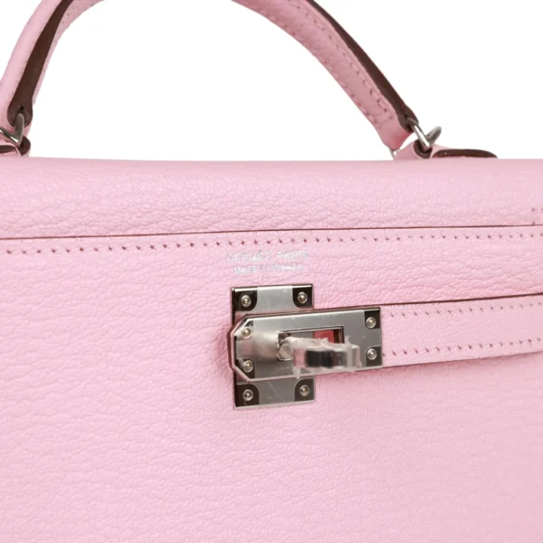9977e131800514986b55cf8e2173c8f9 Hermès Kelly Sellier 20 Rose Sakura Chevre Palladium Hardware