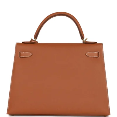 Hermès Kelly Sellier 32 Gold Epsom Gold Hardware