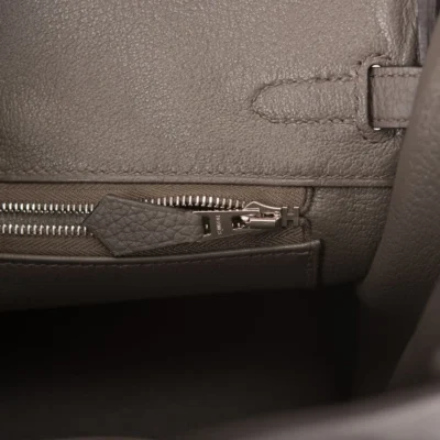 Hermès Birkin 25 Etain Togo Palladium Hardware