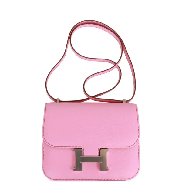 9a9533eb0b64ad06ce01ee31d20b041b Hermès Constance 18 Bubblegum Epsom Palladium Hardware