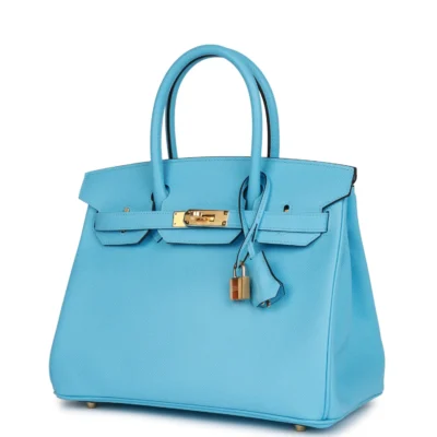 9afe1d2aa187082c6090bd5e5dd33421 Hermès Birkin 30 Celeste Epsom Gold Hardware