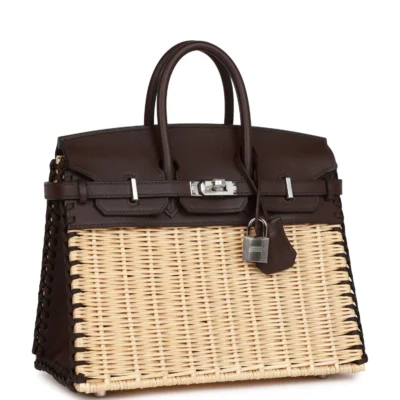 9b2ac2935d80296d0997e323d04f54f3 Hermès Picnic Sellier Birkin 25 Rouge Sellier Swift Palladium Hardware
