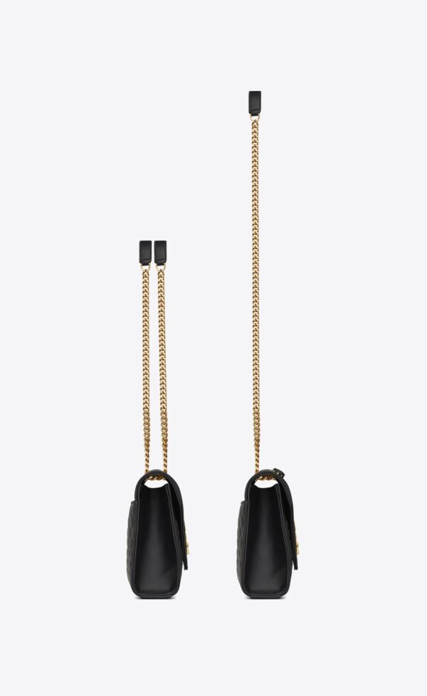 YSL Envelope Medium Chain Bag in Supple Matelasse Leather