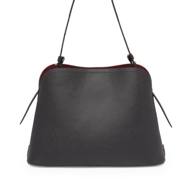 Prada Saffiano Leather Prada Matinée Bag in Black