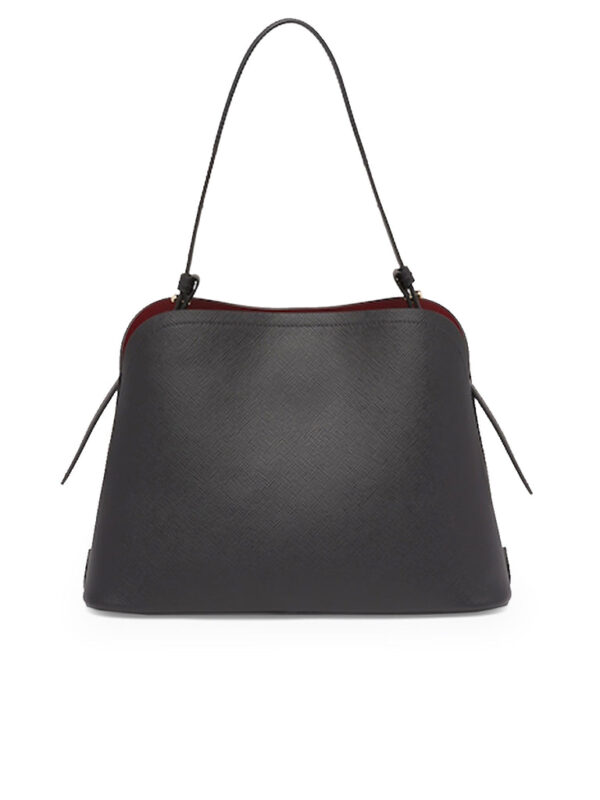 Prada Saffiano Leather Prada Matinée Bag in Black