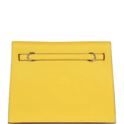 Hermès Kelly Danse Lime Evercolor Palladium Hardware