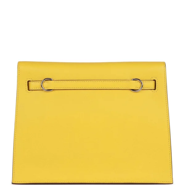 Hermès Kelly Danse Lime Evercolor Palladium Hardware