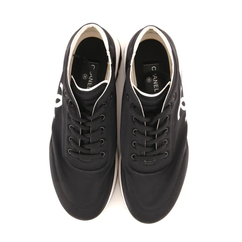Chanel Men's CC Sneakers Neoprene