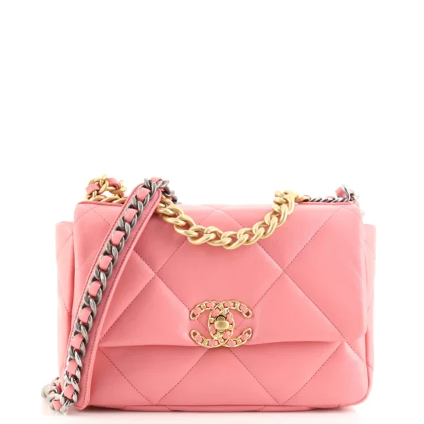 Chanel 19 Flap Bag Quilted Lambskin Medium