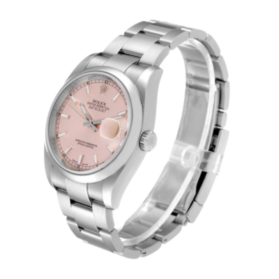 Rolex Datejust 116200PSO 36MM Pink Dial Silver-tone Case