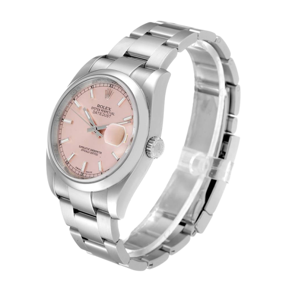 Rolex Datejust 116200PSO 36MM Pink Dial Silver-tone Case