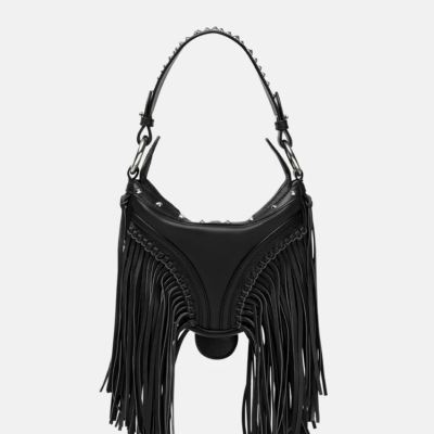 حقيبة هوبو FRINGED REPEAT صغيرة