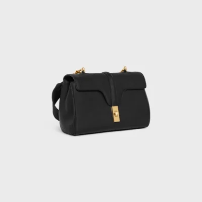 TEEN SOFT 16 IN SUPPLE GRAINED CALFSKIN BLACK