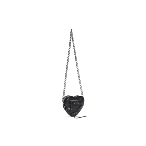 9ec77a8d90ce7b973804ddd26cf46c86 WOMEN'S LE CAGOLE HEART MINI BAG IN BLACK