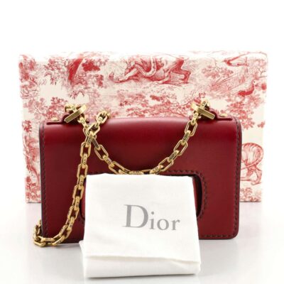 حقيبة يد Dior J'adior Mongolian Lamb Burgundy بلون Mongolian Lamb