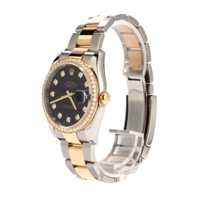 9eedbb0b1eaefda3ac83ab32c210860d Rolex Datejust 116243BKDO 36MM Black Dial Silver-tone Case