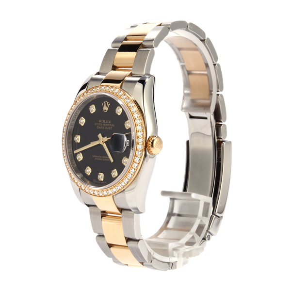 9eedbb0b1eaefda3ac83ab32c210860d Rolex Datejust 116243BKDO 36MM Black Dial Silver-tone Case