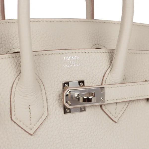 9f30305e61b8fc8c0fe619ca7cc73c83 Hermès Birkin 25 Beton Togo Palladium Hardware