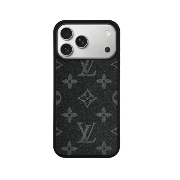 Black_83c94a29-36c6-4c78-bf9c-38d70155776c Luxury Designer Leather Phone Case For iPhone 12-18 Pro & Pro Max
