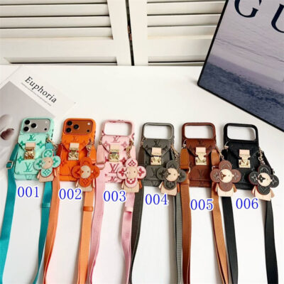 E270B4A475AB1D90000B5C7E95F69621 Luxury Monogram Crossbody iPhone Case with Detachable Wallet 13-18 Pro & Pro Max
