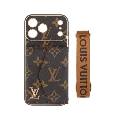 I81A5604_657fc1a5-e003-474f-949a-a61720a2f5bc-1 Luxury Monogram Leather Phone Case with Card Holder for iPhone 12-18 Pro & Pro Max