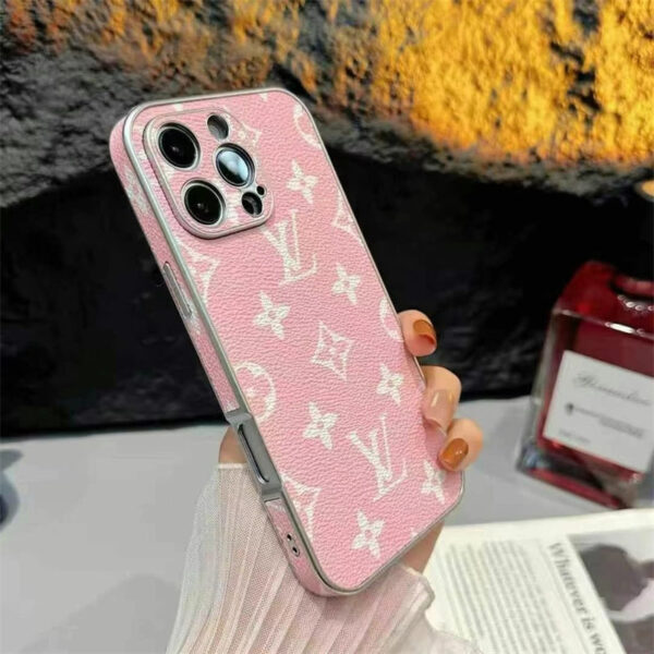 Luxury LV Leather iPhone Case Roxy New 2