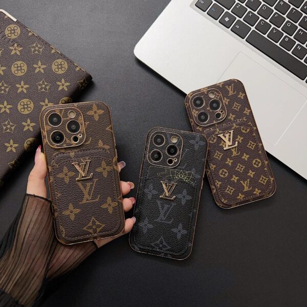 IMG-8288_20230915-141624 Monogram L Vintage Leather iPhone Wallet Case With Card Holder