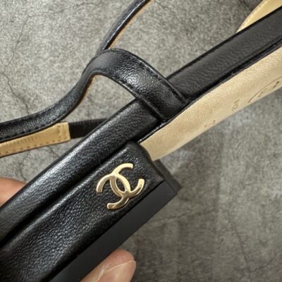 Chanel Slingbacks Flat in Goatskin