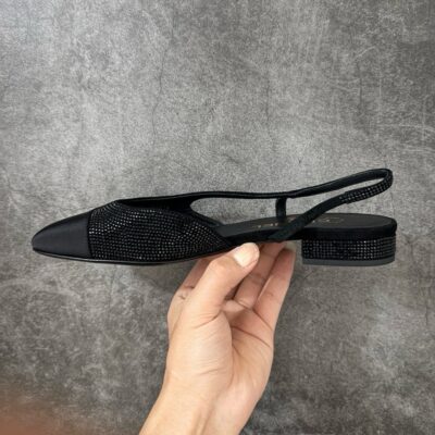 IMG_0703 Chanel Slingbacks Flat in Strass