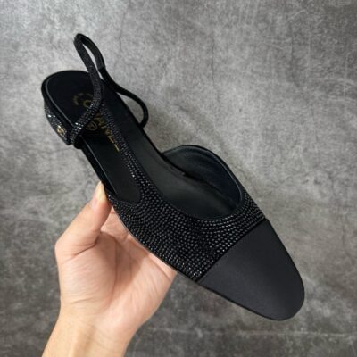 IMG_0704 Chanel Slingbacks Flat in Strass