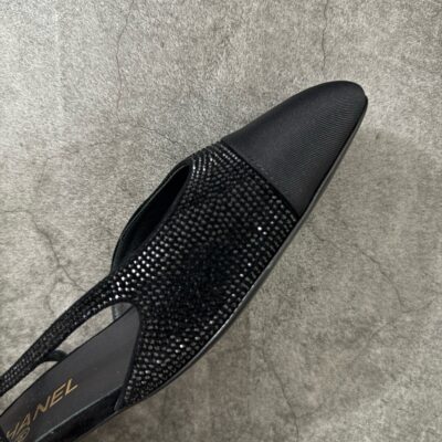 IMG_0707 Chanel Slingbacks Flat in Strass