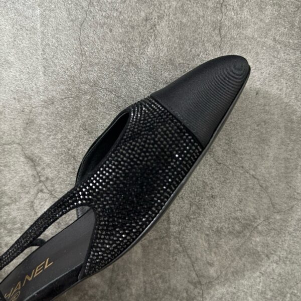 IMG_0707 Chanel Slingbacks Flat in Strass