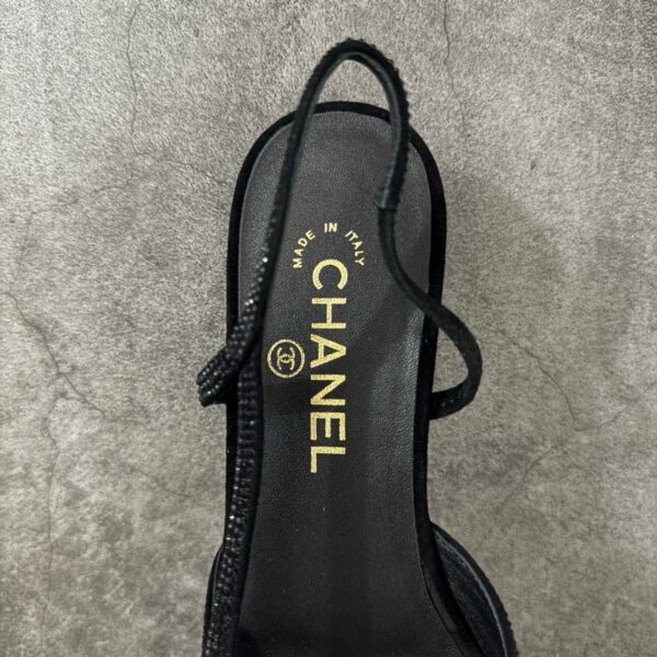 IMG_0709 Chanel Slingbacks Flat in Strass