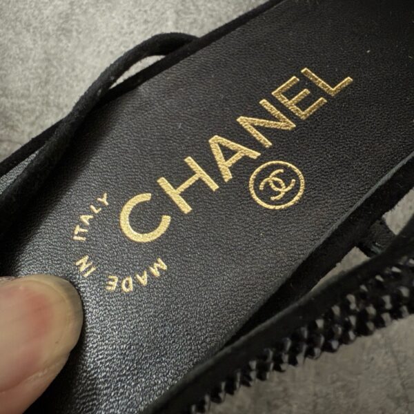 IMG_0715 Chanel Slingbacks Flat in Strass