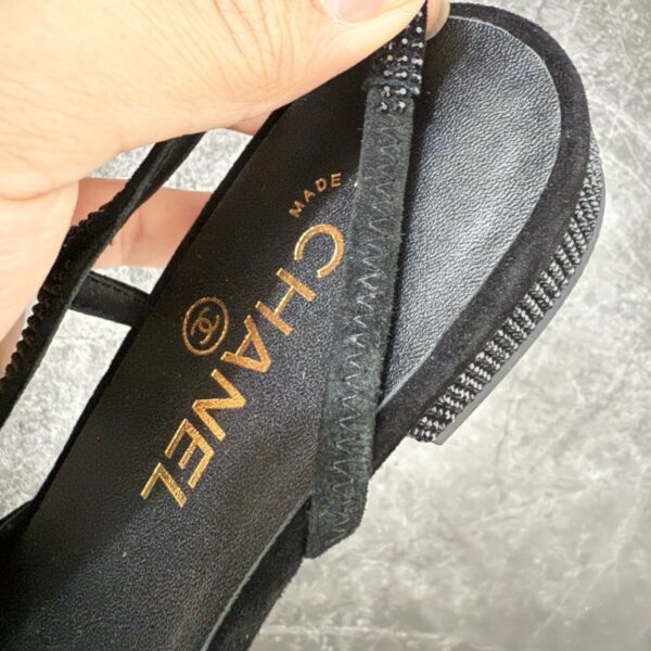 IMG_0719 Chanel Slingbacks Flat in Strass