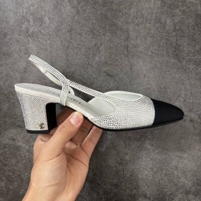 IMG_0843 Chanel Slingbacks in Strass
