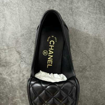 Chanel CC Logo Loafer In Leather