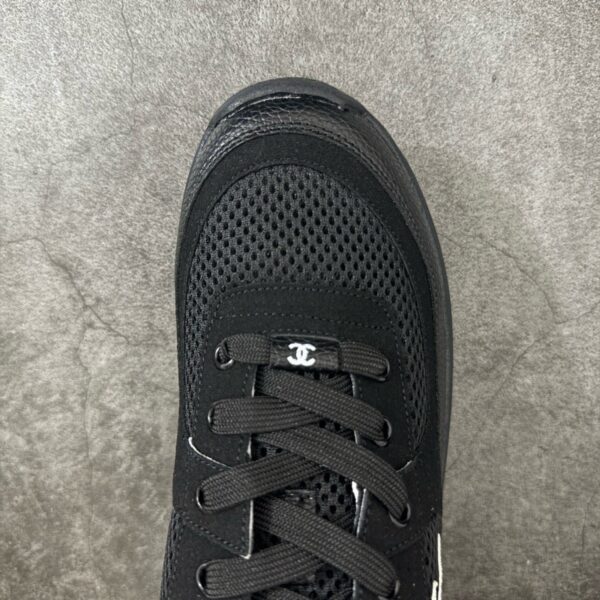 Chanel Trainer Sneakers in Mesh and Calfskin G38299