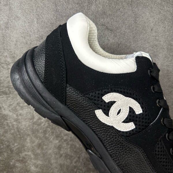 Chanel Trainer Sneakers in Mesh and Calfskin G38299
