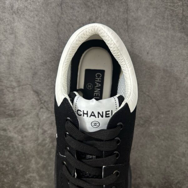 Chanel Trainer Sneakers in Mesh and Calfskin G38299