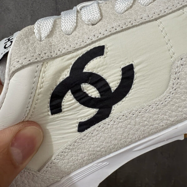IMG_1032 Chanel Trainer Sneakers in Fabric and Suede