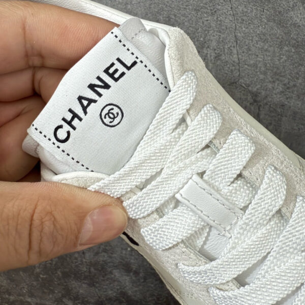 IMG_1034 Chanel Trainer Sneakers in Fabric and Suede