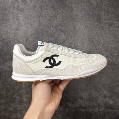 IMG_1048 Chanel Trainer Sneakers in Fabric and Suede