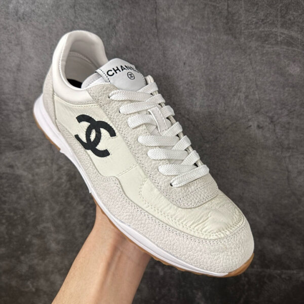 IMG_1050 Chanel Trainer Sneakers in Fabric and Suede