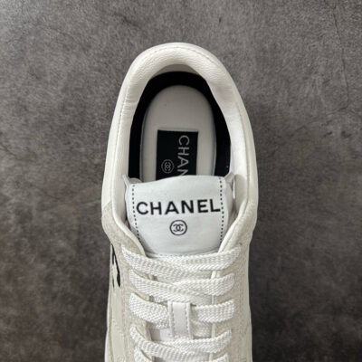IMG_1055 Chanel Trainer Sneakers in Fabric and Suede