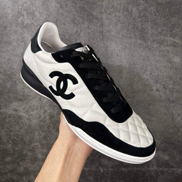 Chanel Trainer Sneakers in Calfskin and Goatskin