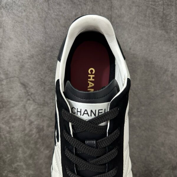 Chanel Trainer Sneakers in Calfskin and Goatskin