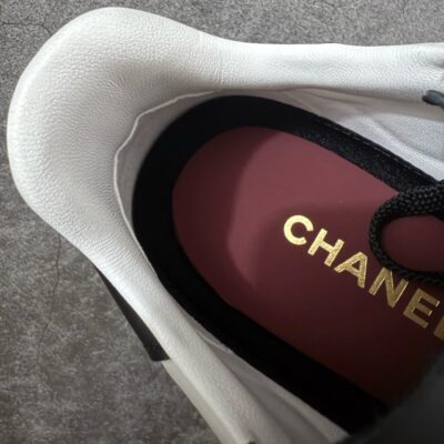 Chanel Trainer Sneakers in Calfskin and Goatskin