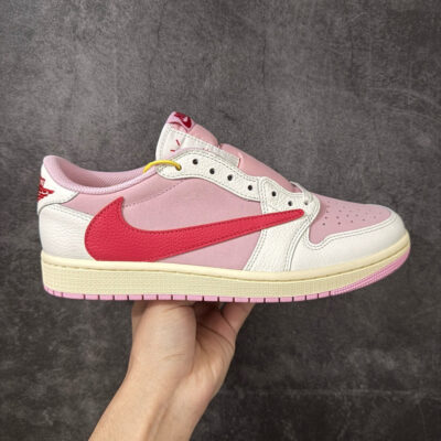 Jordan 1 Low Travis Scott Tropical Pink IQ7604-101